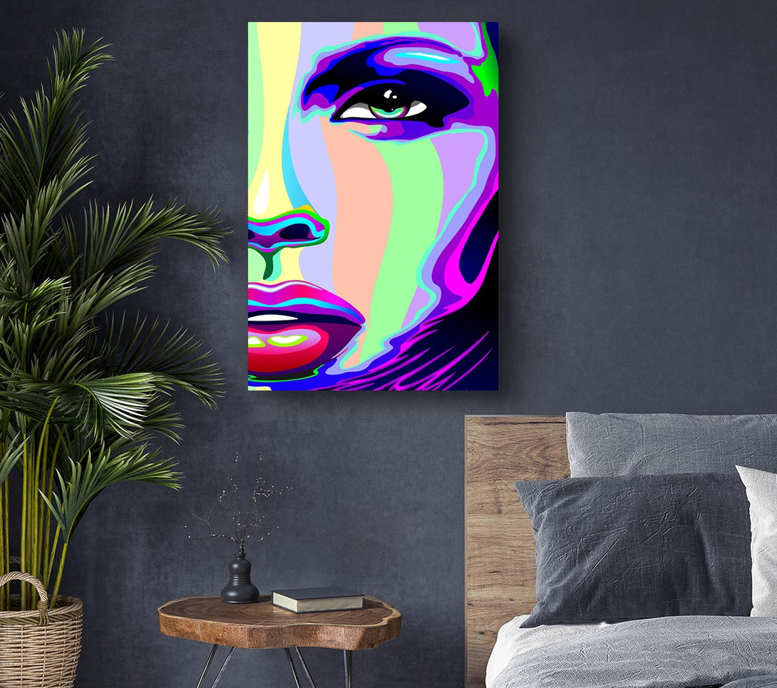  A Canvas Print of Futuristic Woman Canvas Wall Art