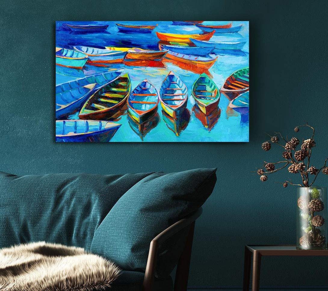 Picture of Sailboat Waters Canvas Print Wall Art