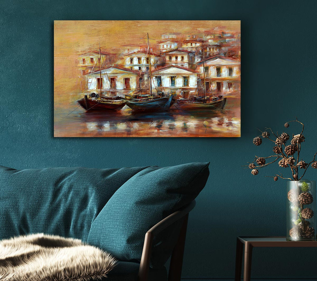  A Canvas Print of Venice Gondola 2 Canvas Wall Art