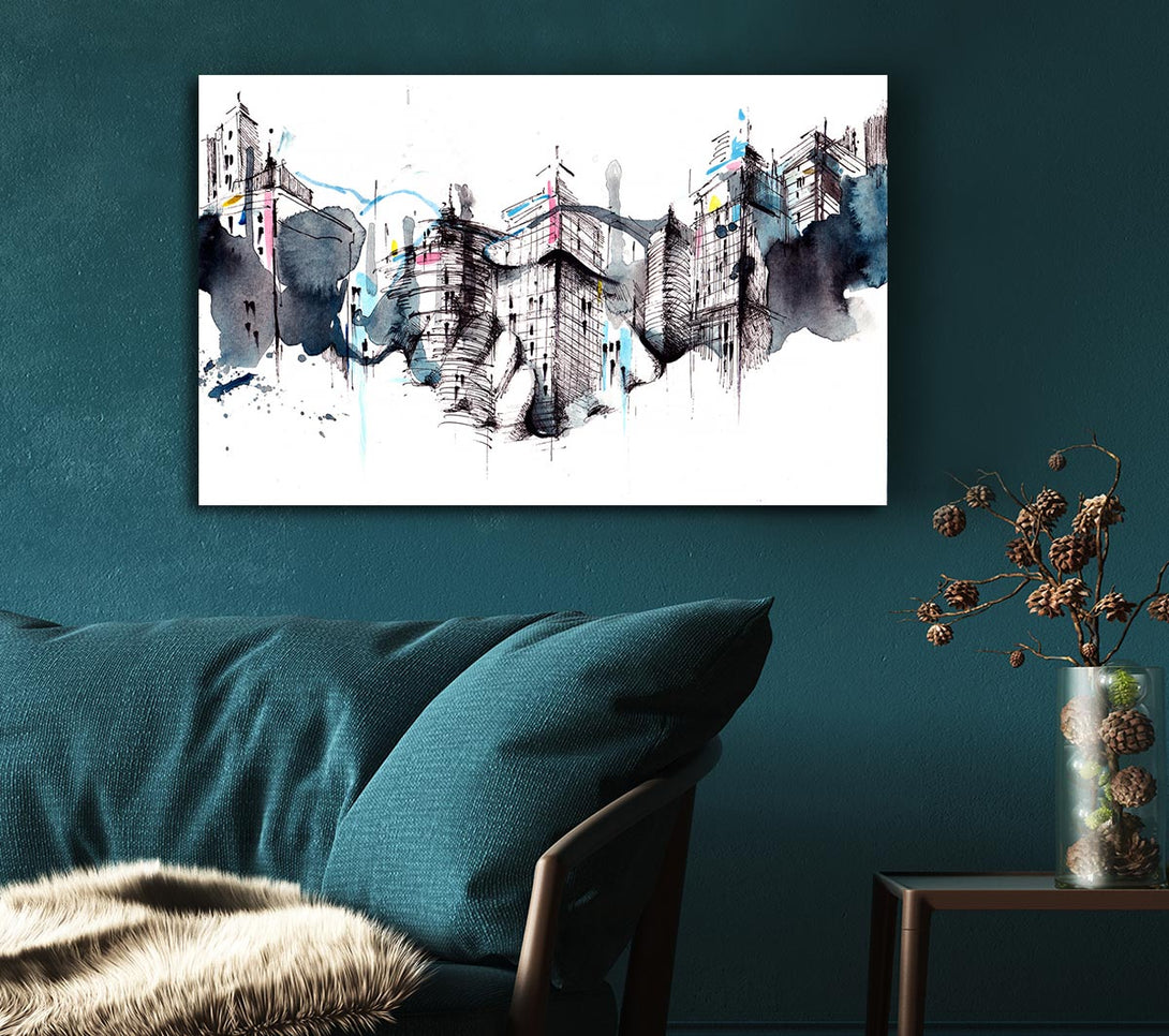  A Canvas Print of All Done On A Handshake Canvas Print