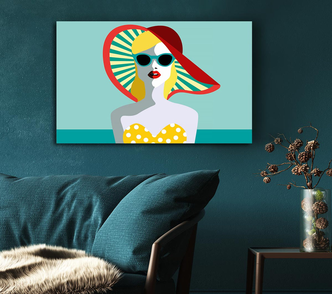  A Canvas Print of Summer Beauty Canvas Print