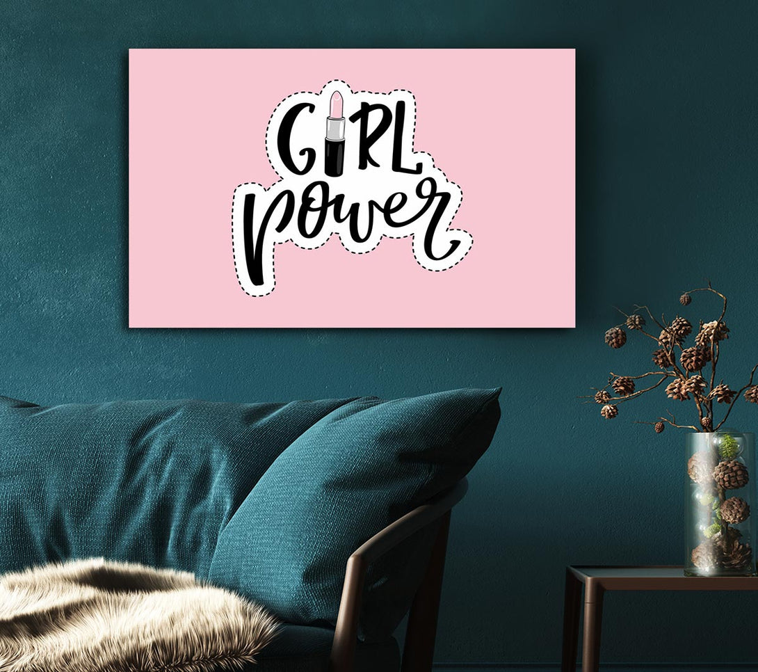  A Canvas Print of Girl Power 1 Canvas Wall Art