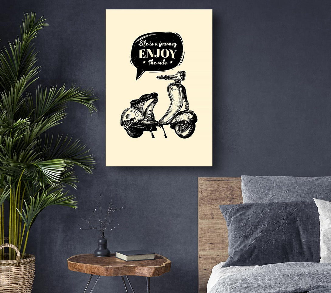  A Canvas Print of Life Is A Journey 2 Canvas Wall Art
