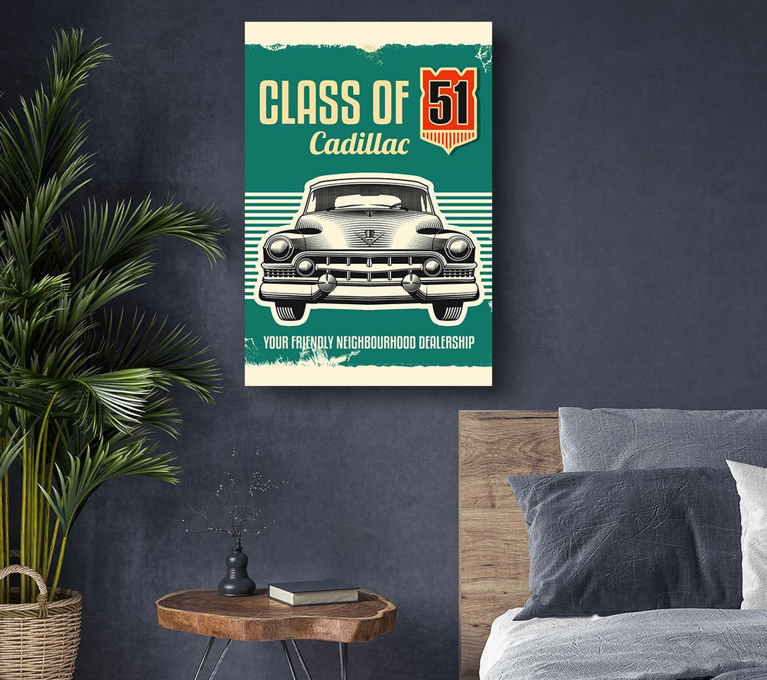  A Canvas Print of Classic Cadillac Canvas Art