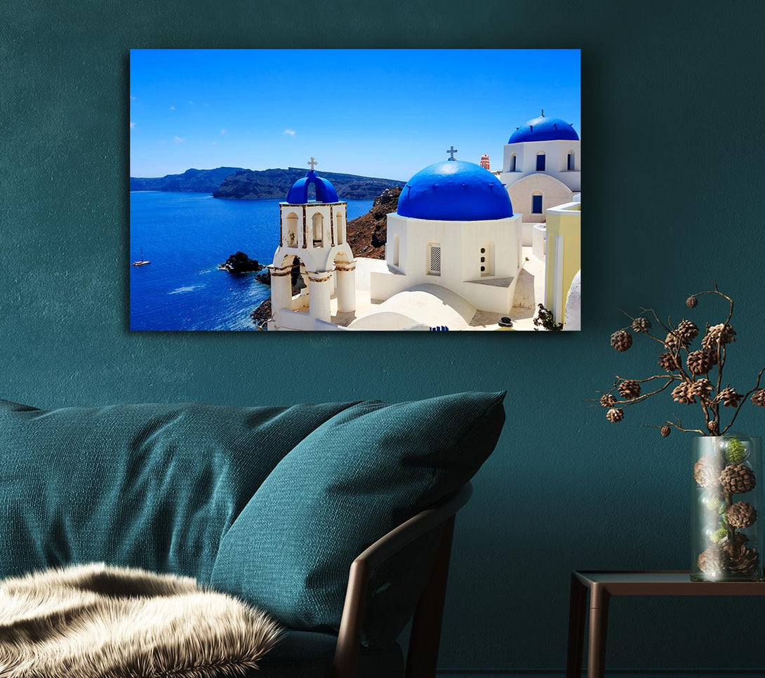  A Canvas Print of Santorini Wonder Canvas Art