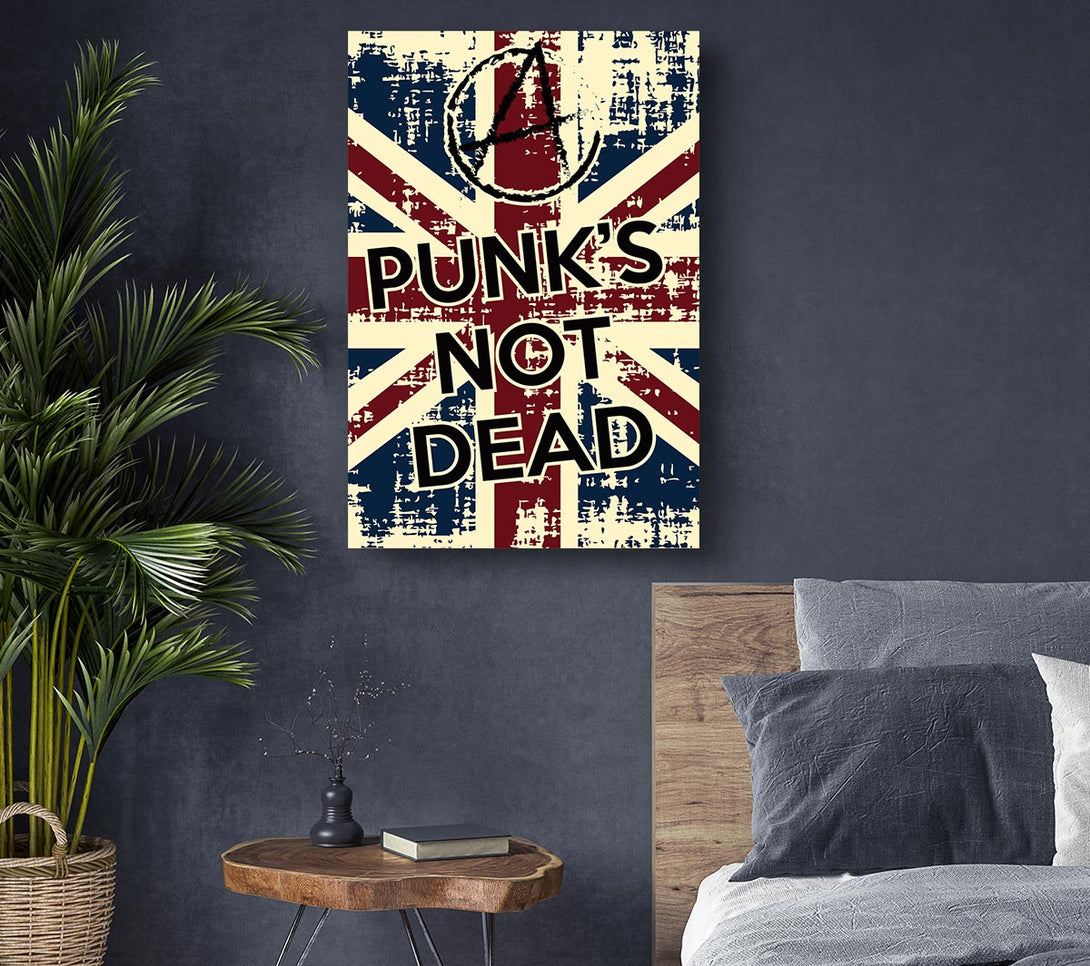  A Canvas Print of Punks Not Dead Canvas Print