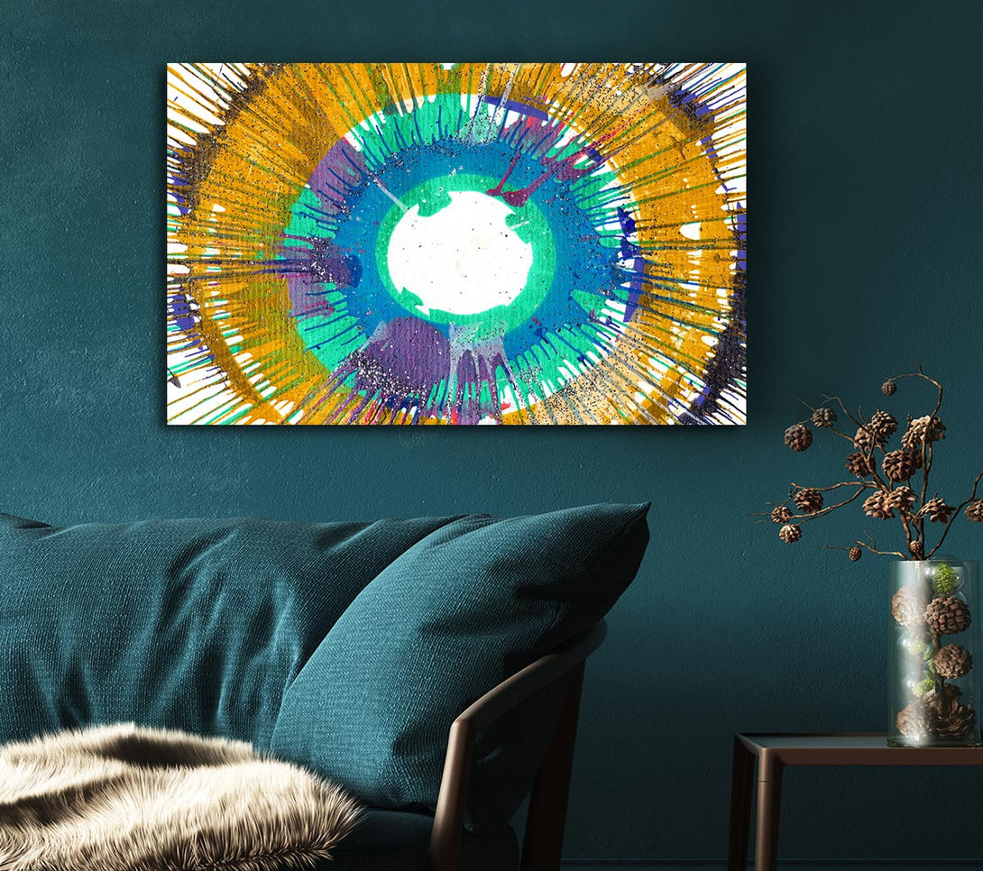  A Canvas Print of Sun Ray Illusion Canvas Print