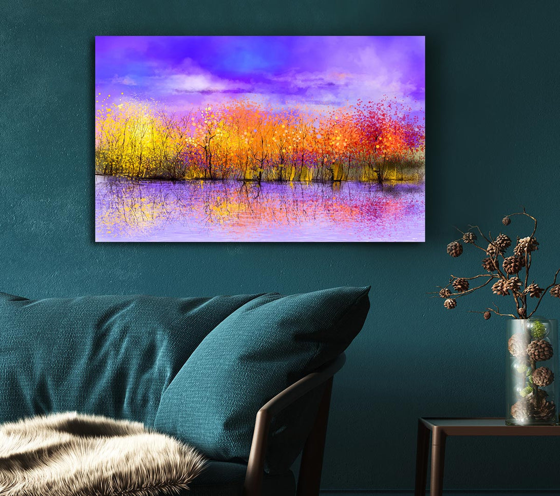  A Canvas Print of Magical Trees Canvas Wall Art