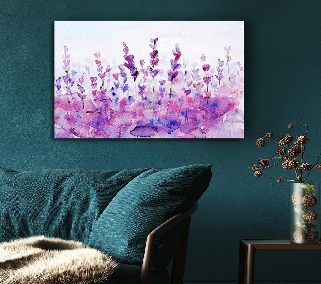  A Canvas Print of Garden Hearts Canvas Art