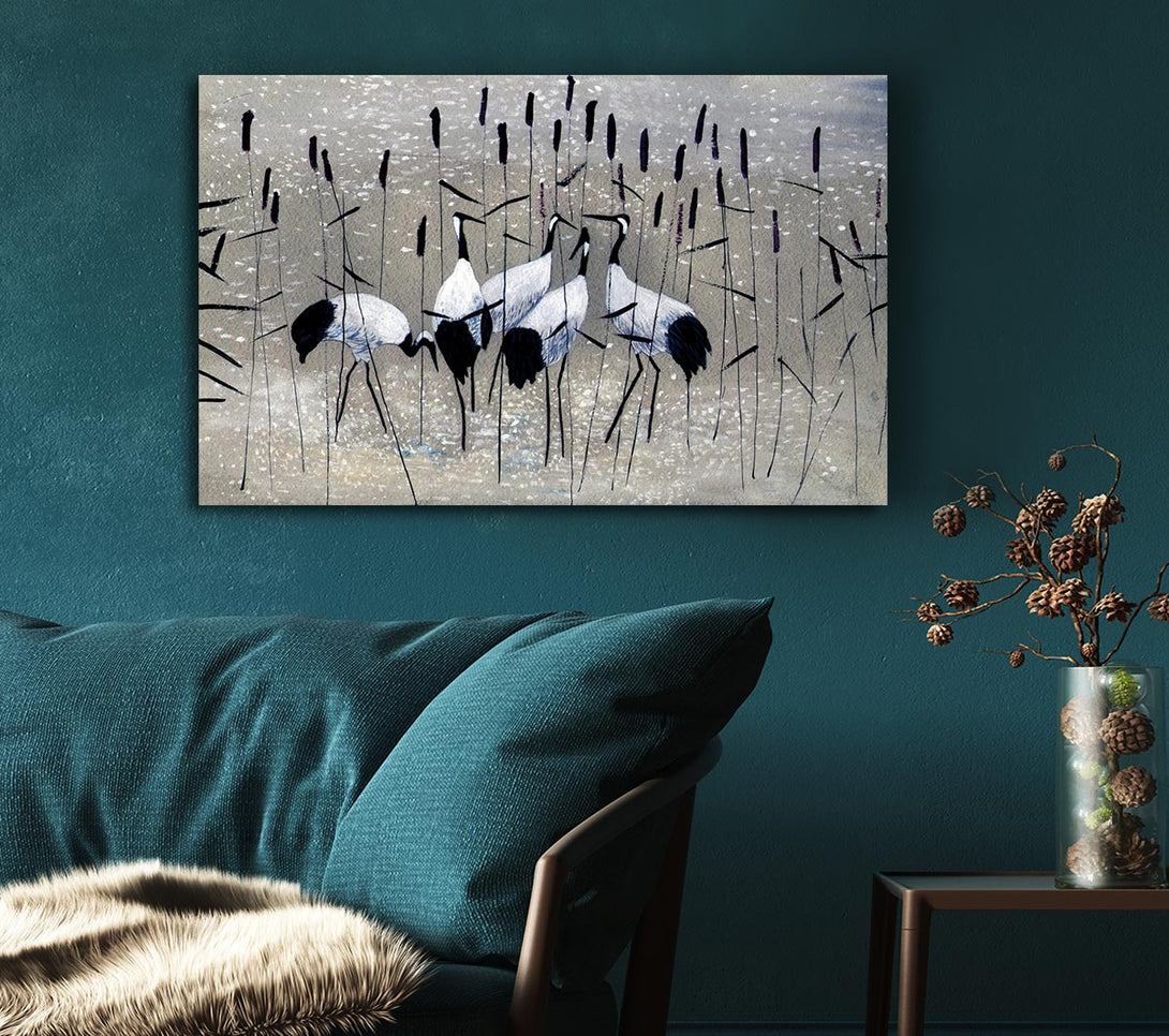  A Canvas Print of Bird Treat Canvas Art