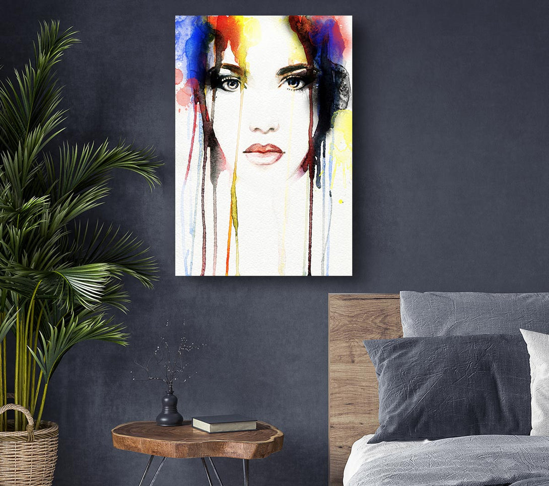  A Canvas Print of Unicorn Hair Canvas Wall Art