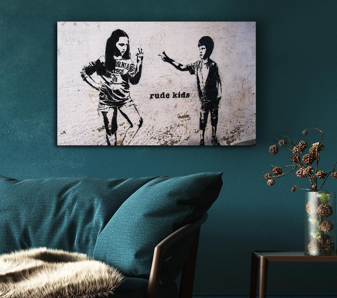  A Canvas Print of Banksy Steve Jobs Canvas Art