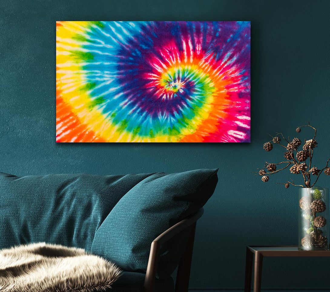  A Canvas Print of Spiral water colour Canvas Art