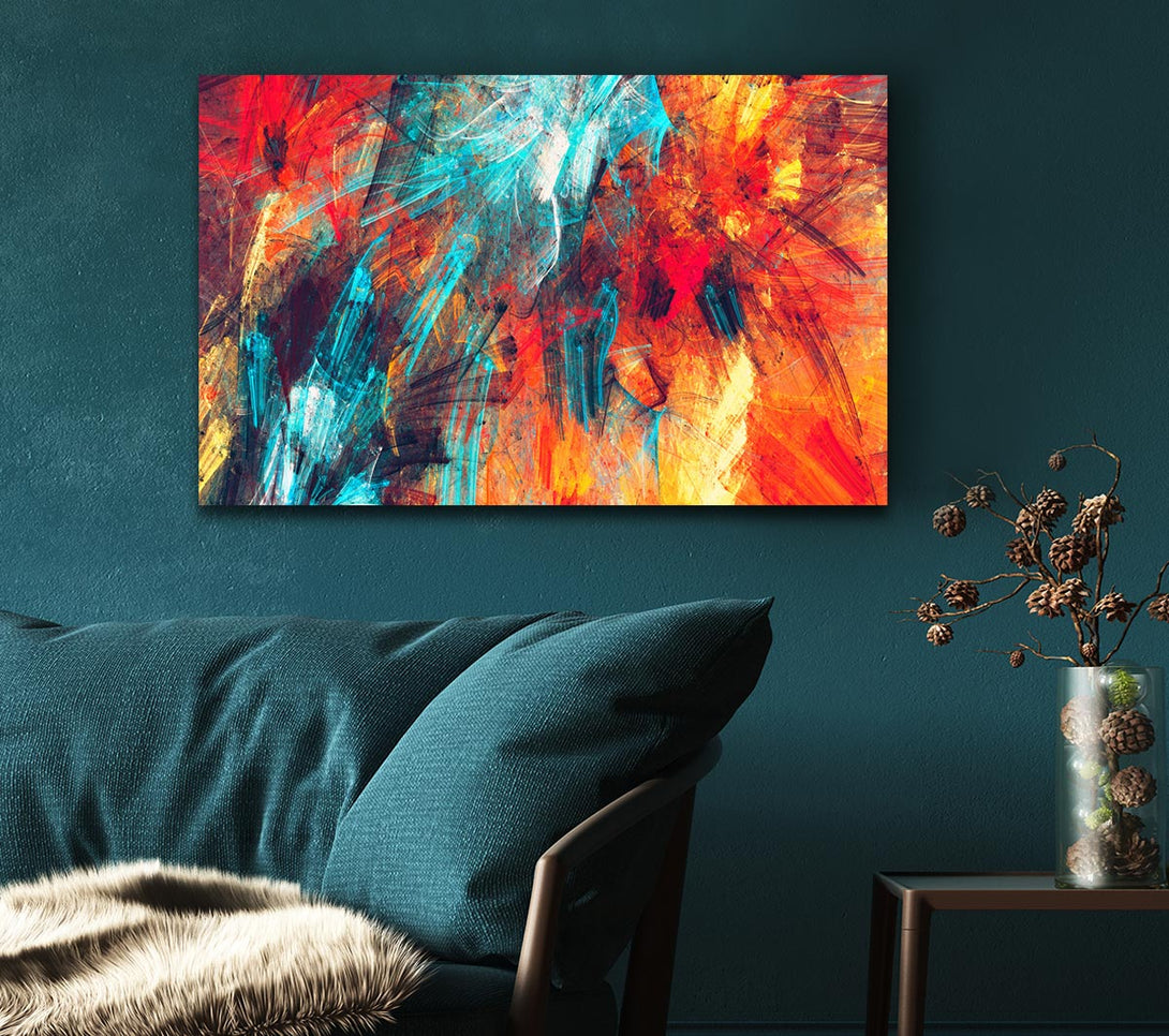  A Canvas Print of The gates of hell mess Canvas Art