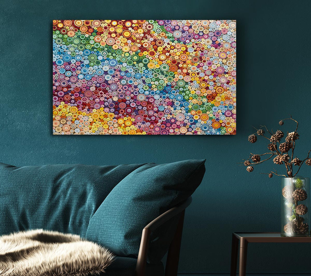  A Canvas Print of Thousands Of Beads Canvas Art