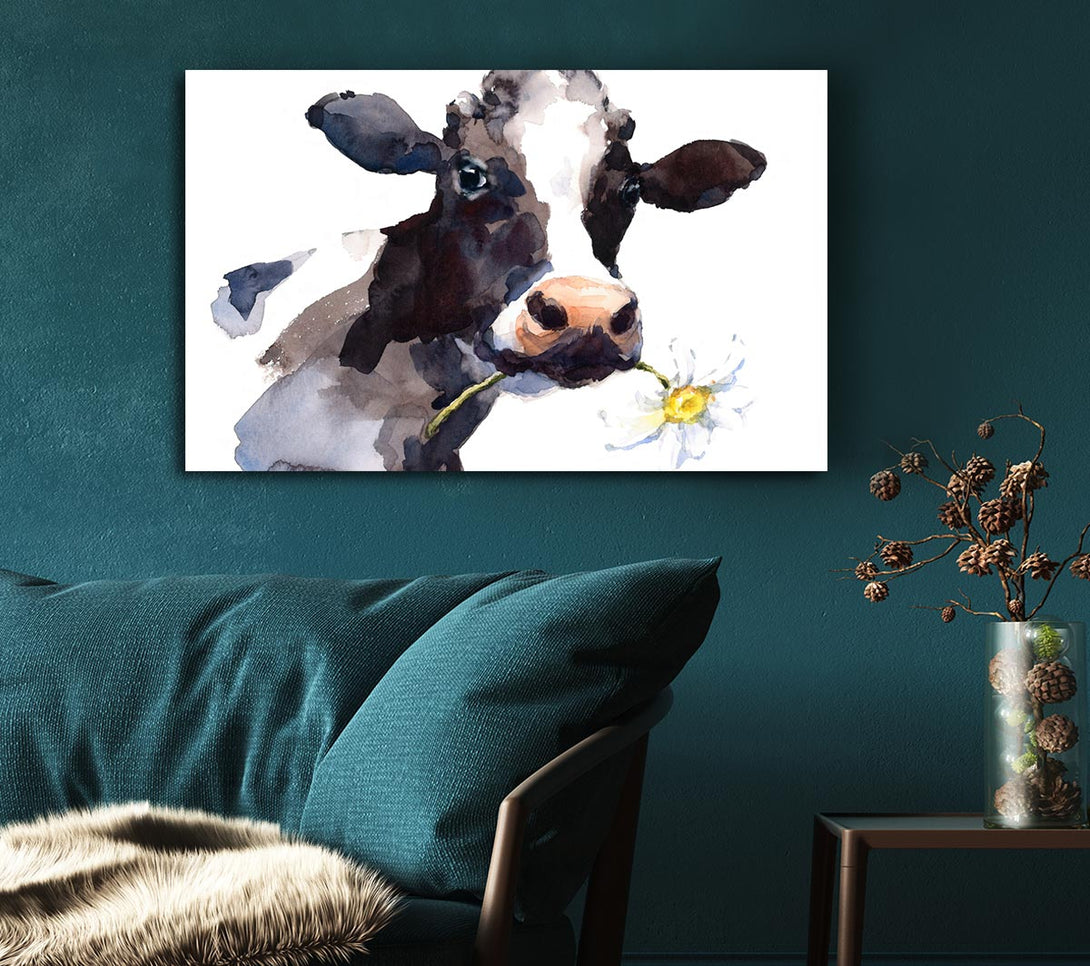 Picture of Daisy The Cow Canvas Print Wall Art