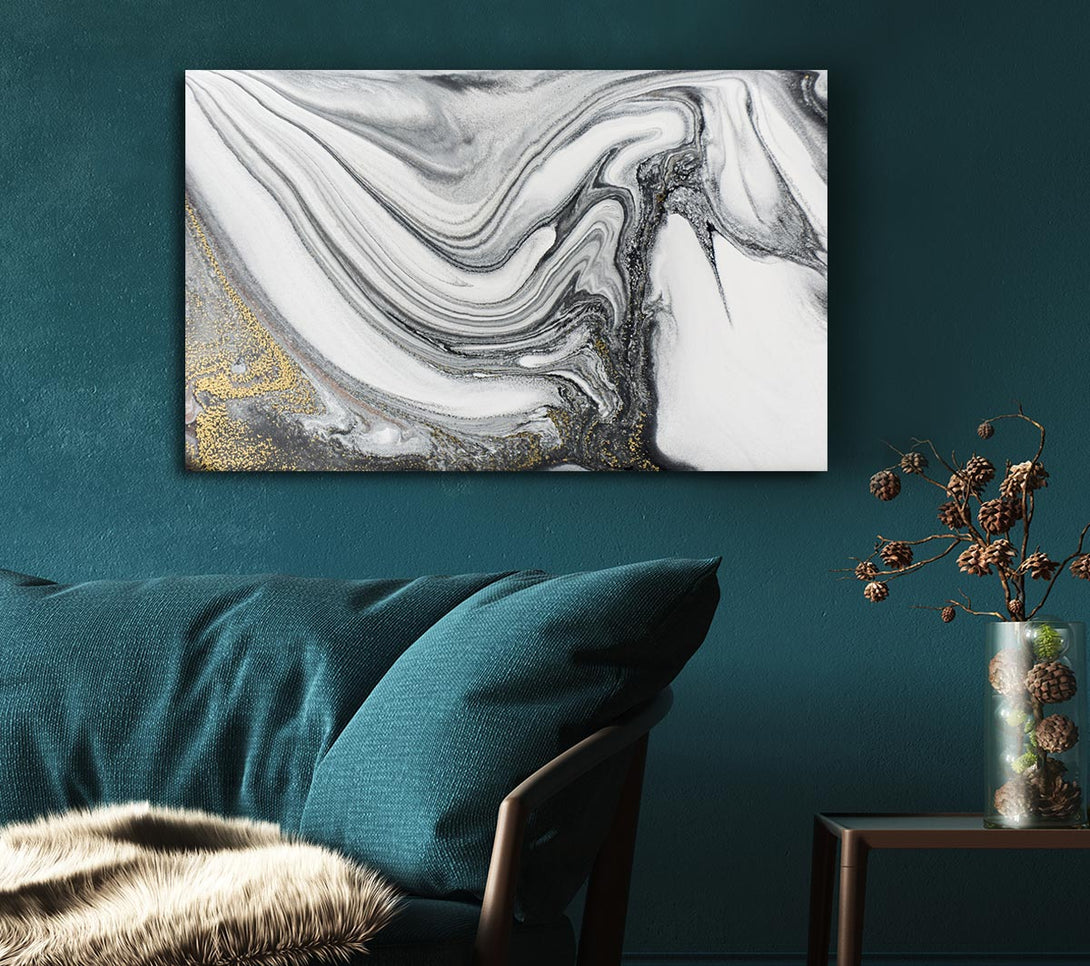  A Canvas Print of Swirl Of Stone Canvas Print