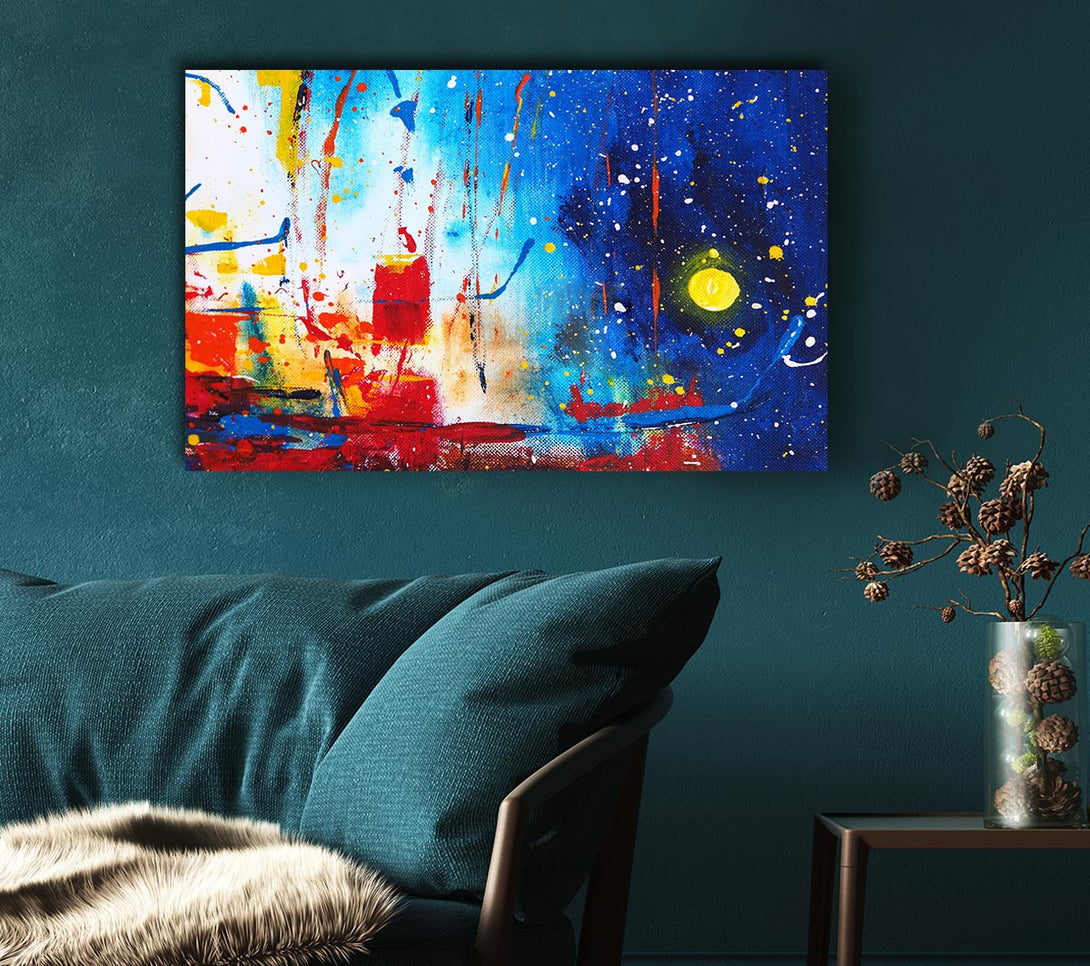  A Canvas Print of Striking Distortion Of Space Canvas Print