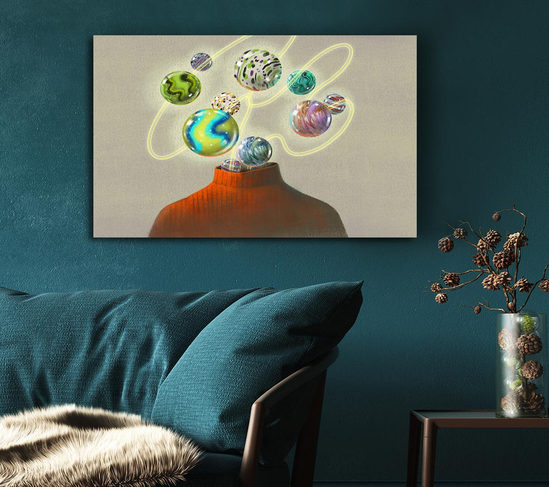  A Canvas Print of Head Of The Universe Canvas Print