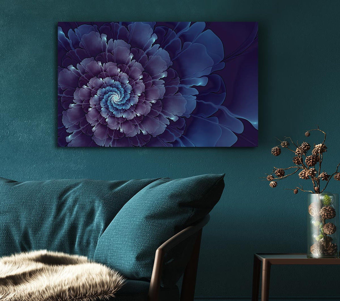  A Canvas Print of The Swirl Of Petals Canvas Art