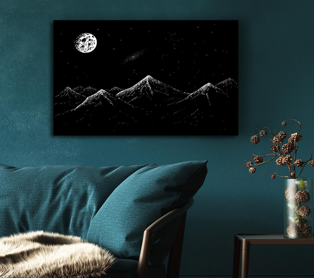  A Canvas Print of The Dark Side Of The Planet Canvas Art