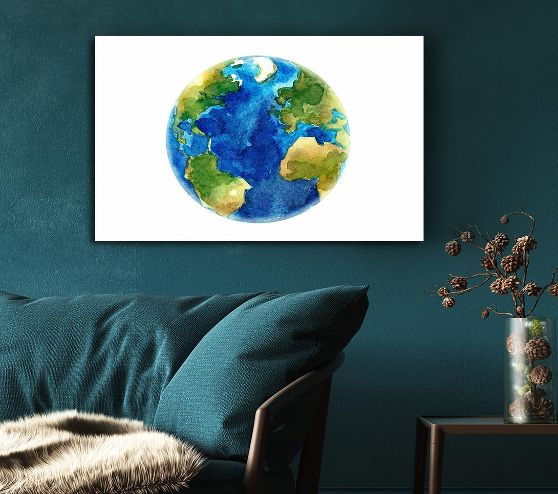  A Canvas Print of Our Planet Canvas Print