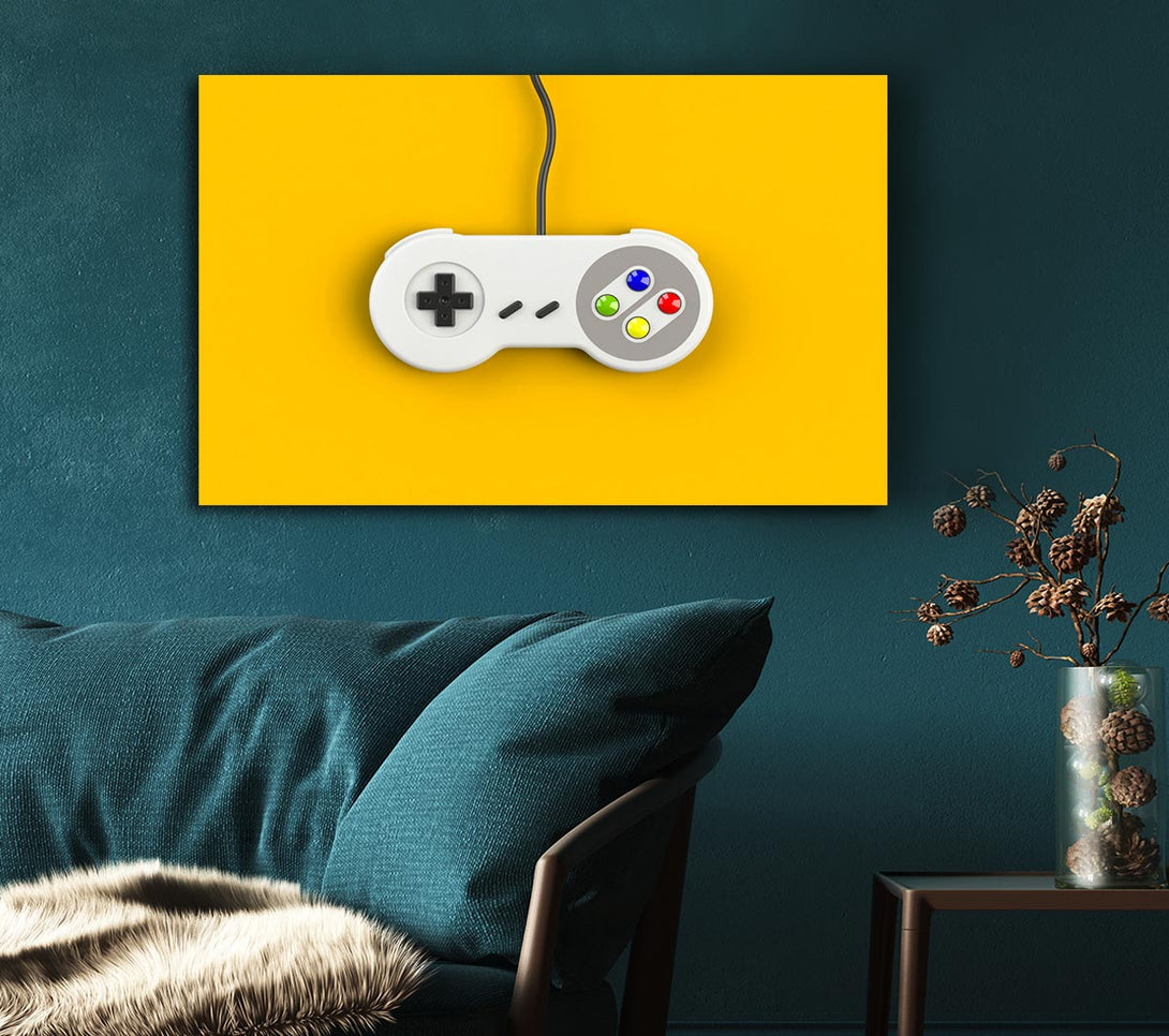  A Canvas Print of Gaming Controller Canvas Wall Art