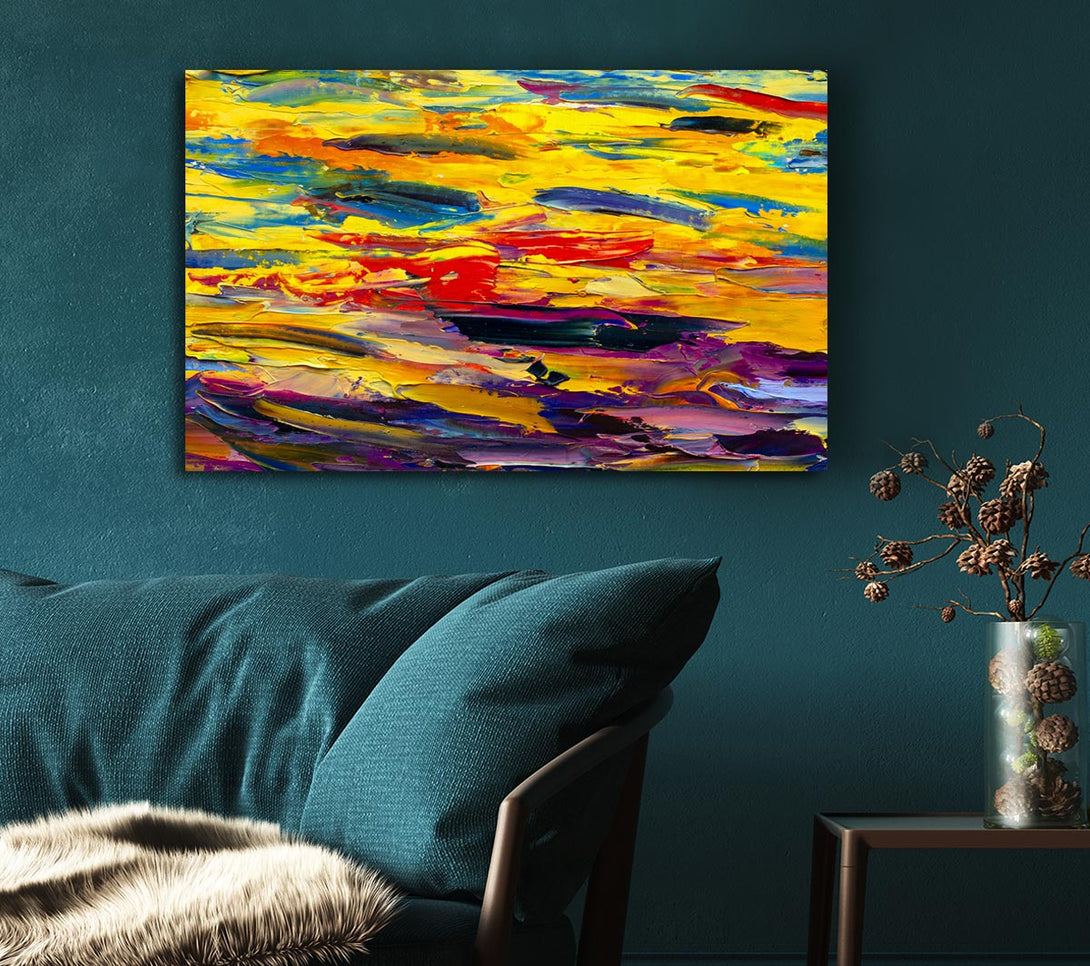  A Canvas Print of Thick Strokes Impressionism Canvas Print