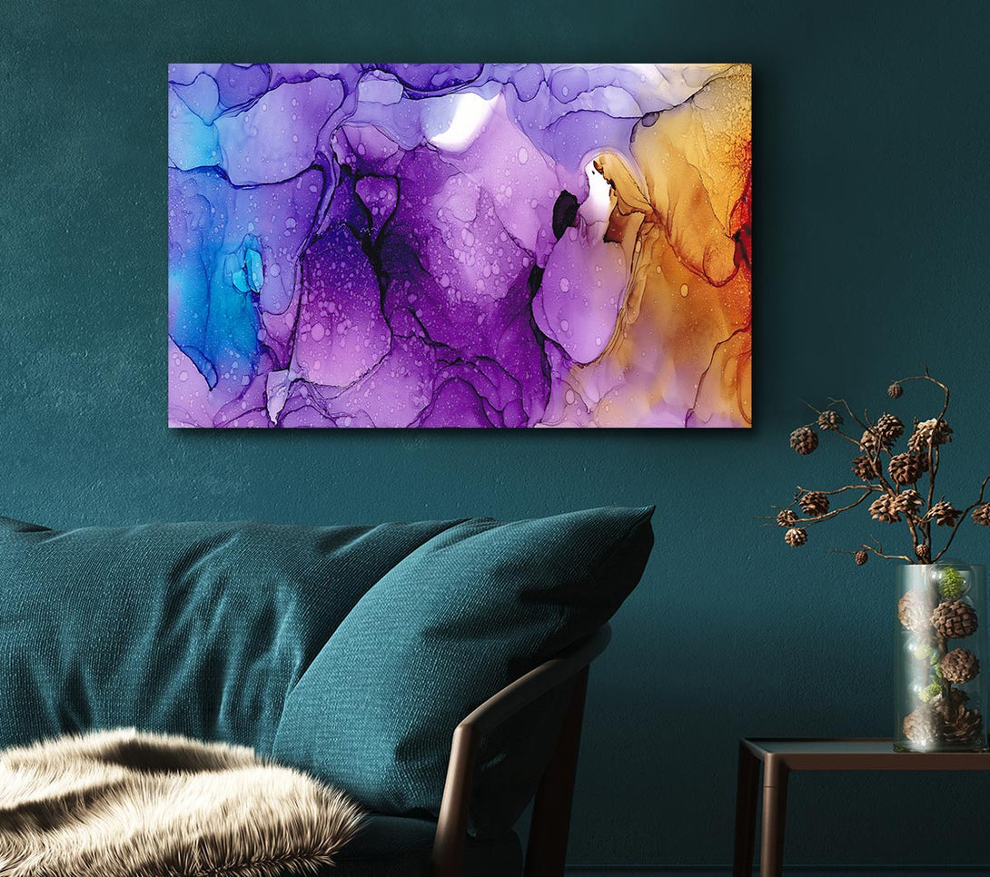  A Canvas Print of Water And Oil Submerse Canvas Print