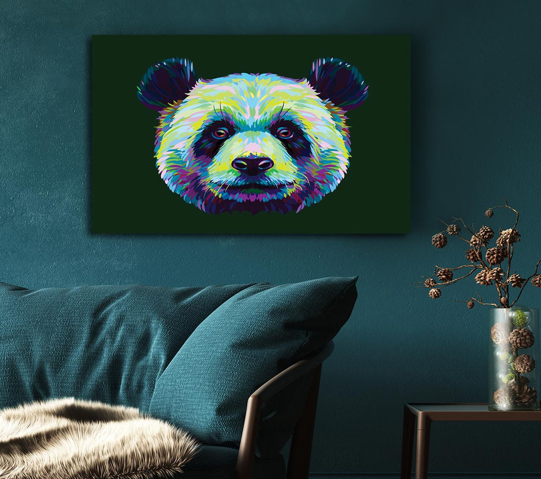  A Canvas Print of The Panda Head Canvas Wall Art