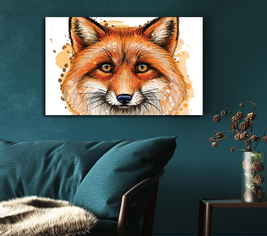  A Canvas Print of The Ginger Fox Canvas Print