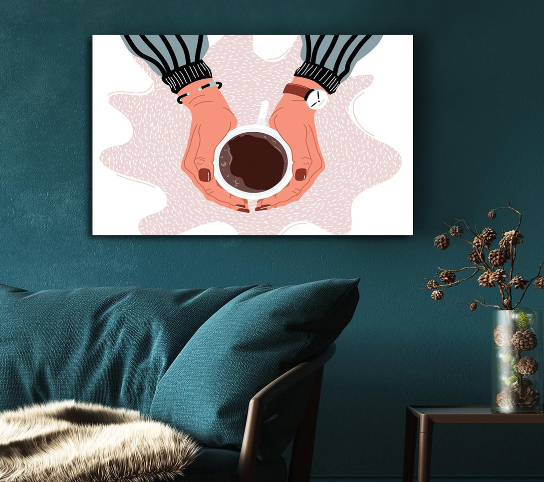  A Canvas Print of Time For Coffee Canvas Print