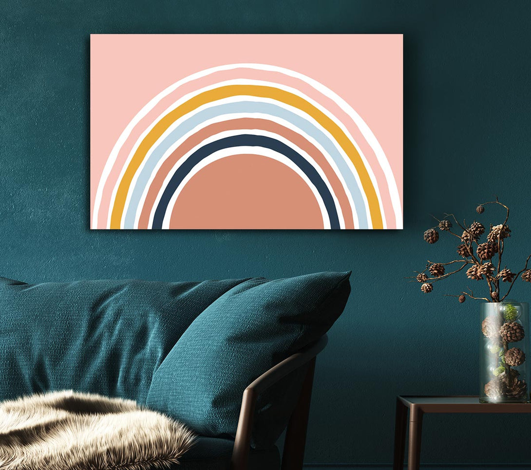  A Canvas Print of The Contemporary Rainbow Canvas Wall Art