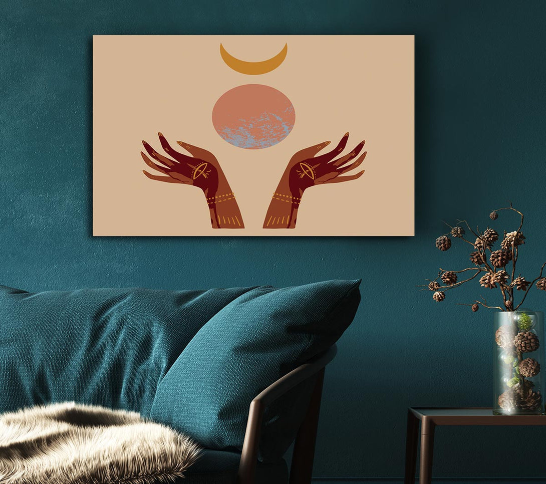  A Canvas Print of Planetary Allignment Canvas Wall Art