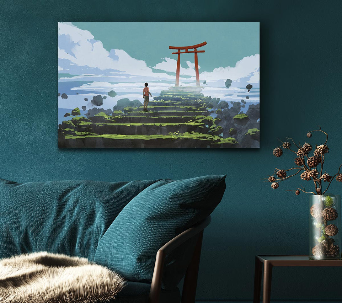  A Canvas Print of The Sky Temple Canvas Print