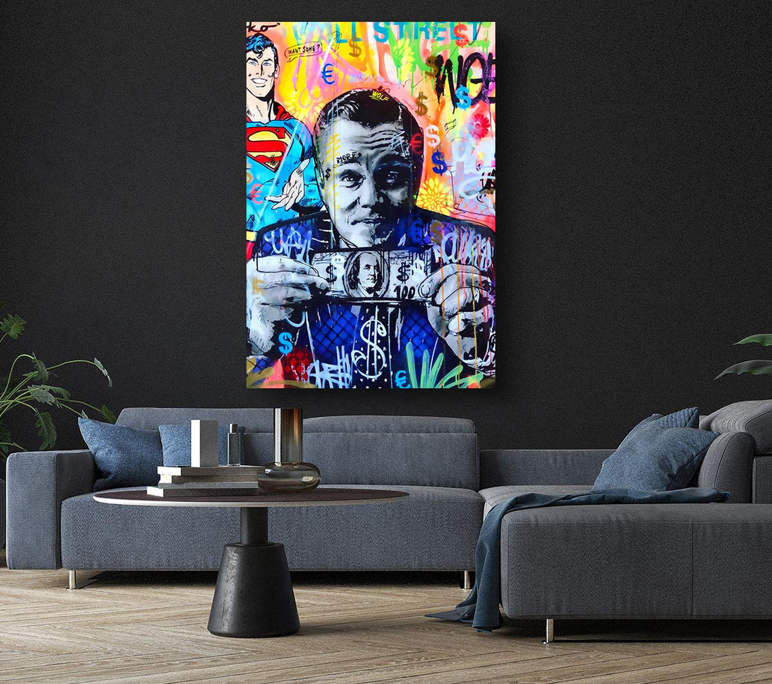  A Canvas Print of Wolf Of Wall Street Canvas Art
