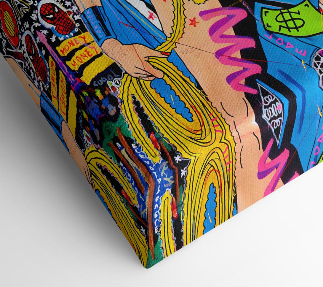  A Canvas Print of Woman Of Wonder Canvas Wall Art