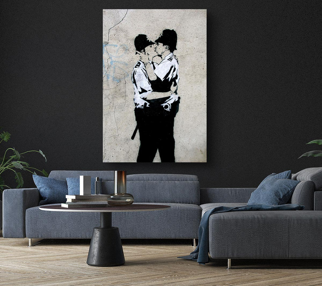  A Canvas Print of Banksy Bent Coppers Original Canvas Print