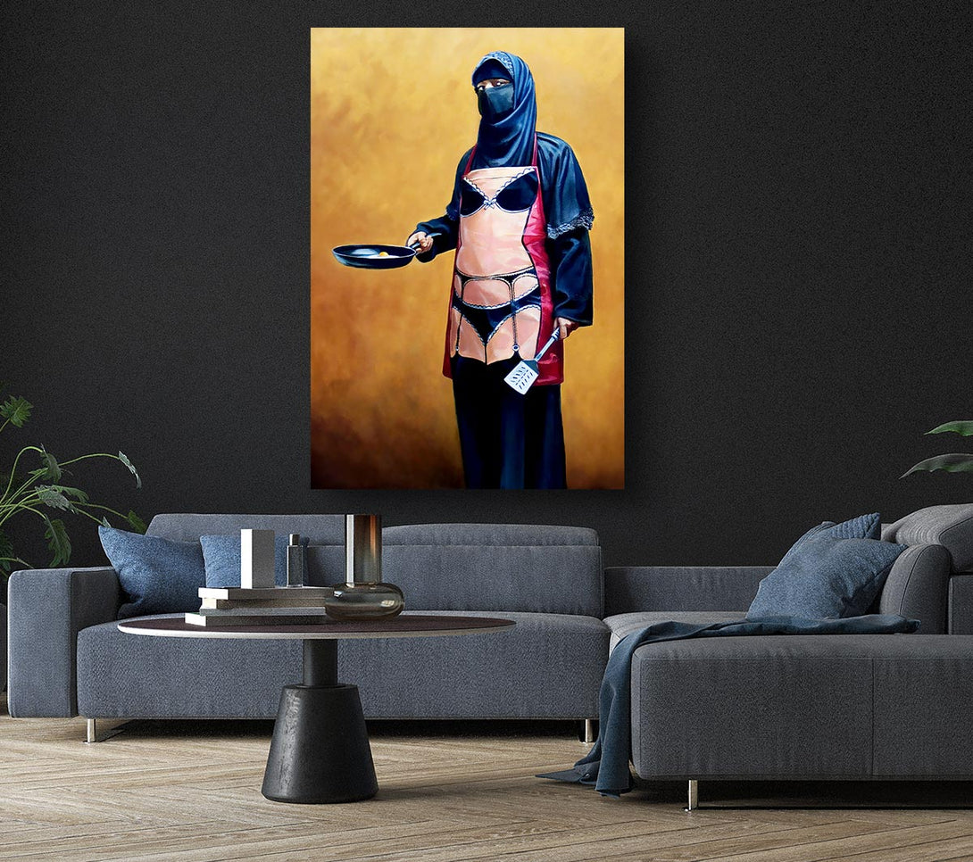  A Canvas Print of Banksy Would You Like Eggs Canvas Art