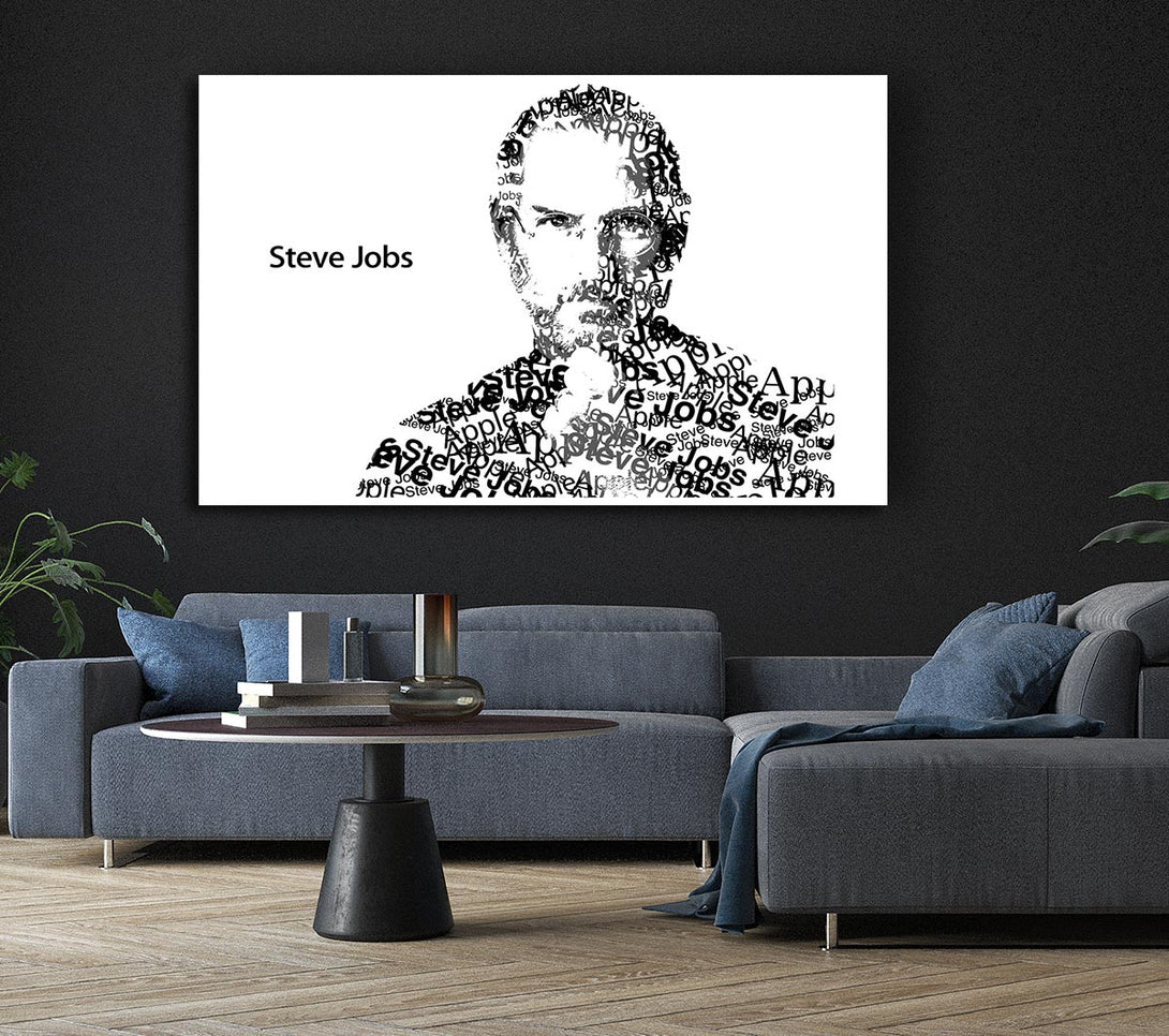  A Canvas Print of Apple Steve Jobs Canvas Wall Art