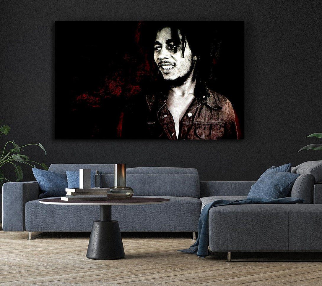  A Canvas Print of Bob Marley Hero Canvas Print