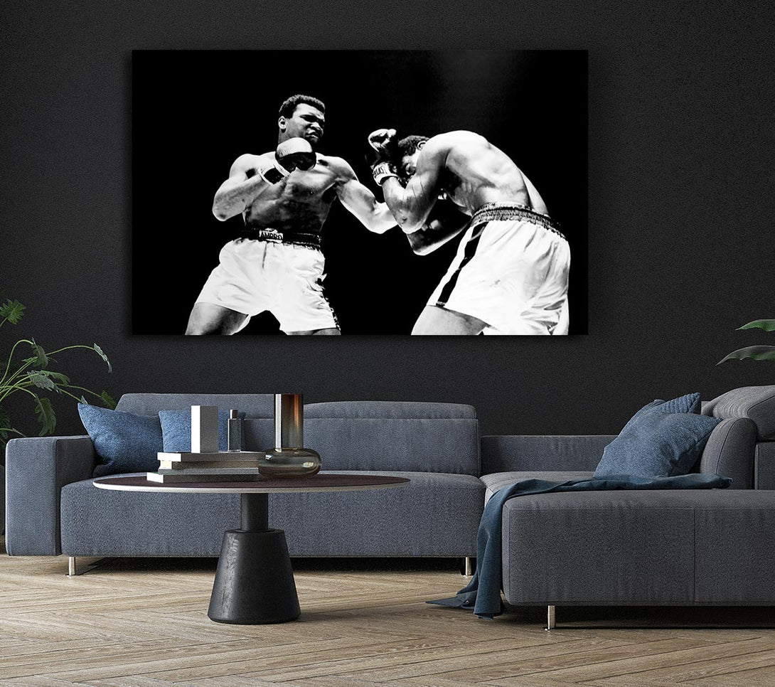 A Canvas Print of Muhammad Ali Fist Of Power Canvas Print