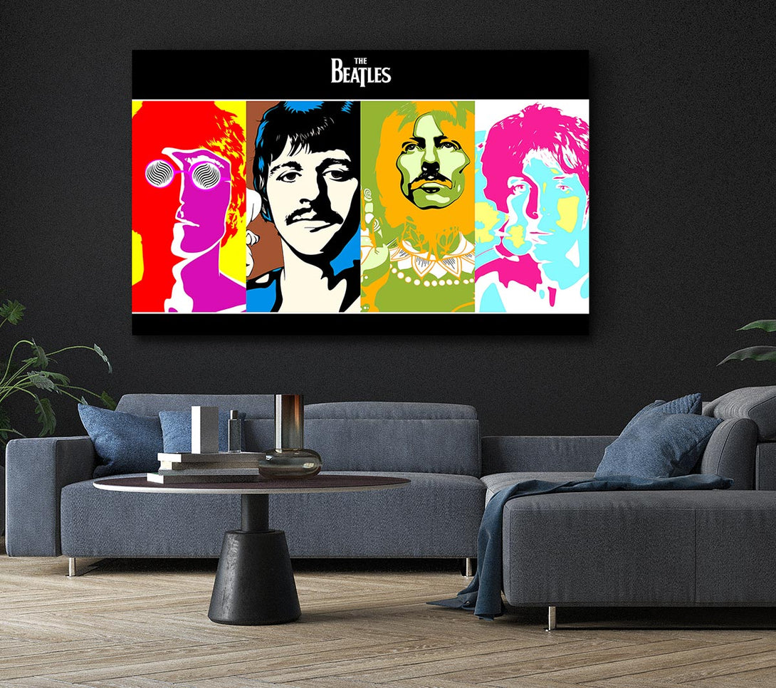  A Canvas Print of The Beatles Canvas Art