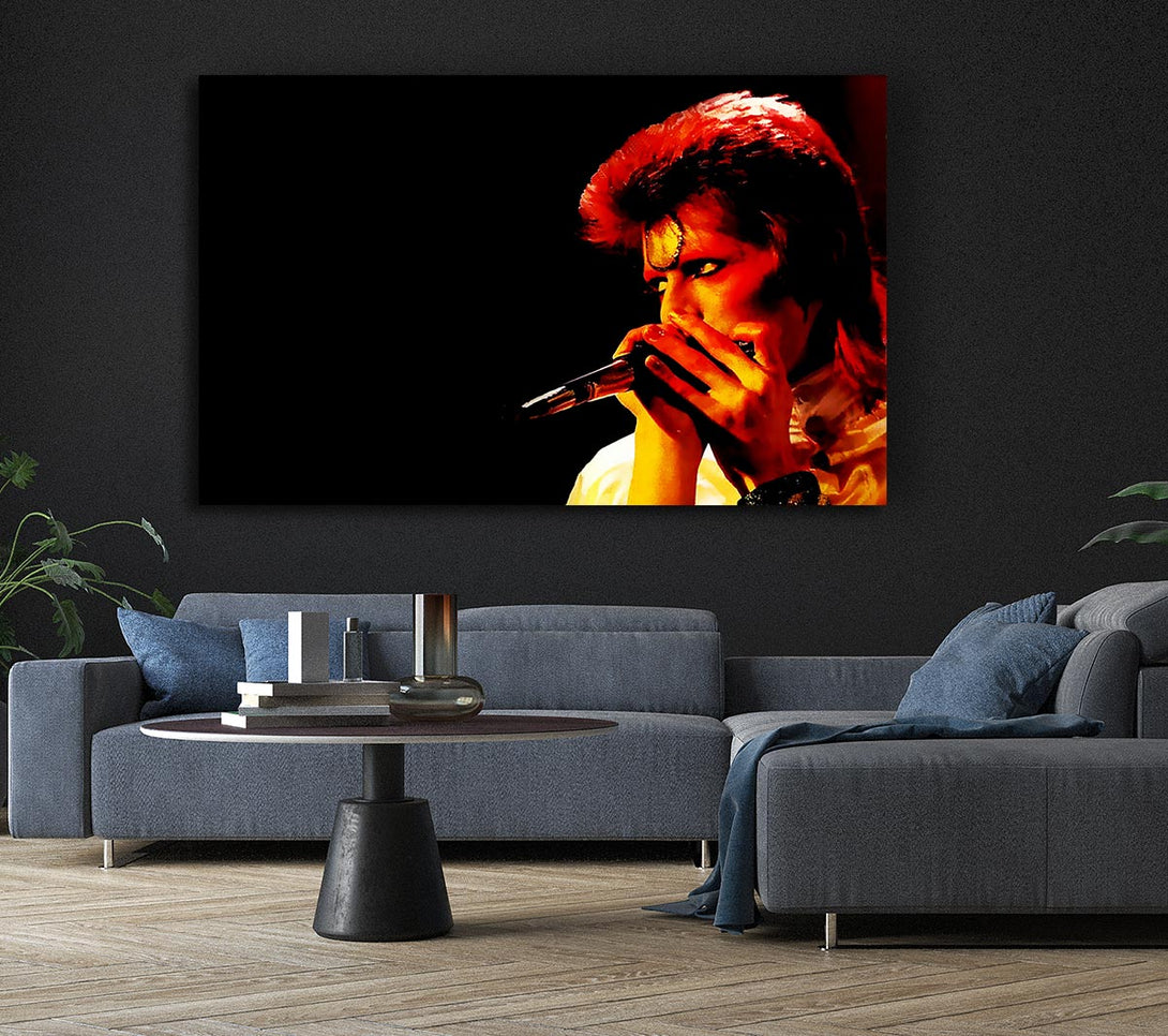 A Canvas Print of David Bowie Ziggy Pop Canvas Wall Art