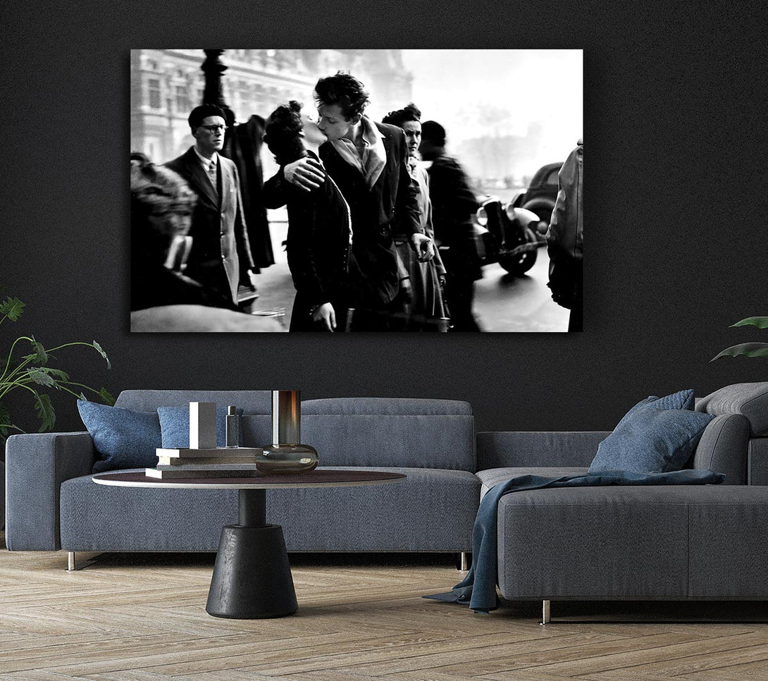  A Canvas Print of Kiss Old Retro Canvas Print