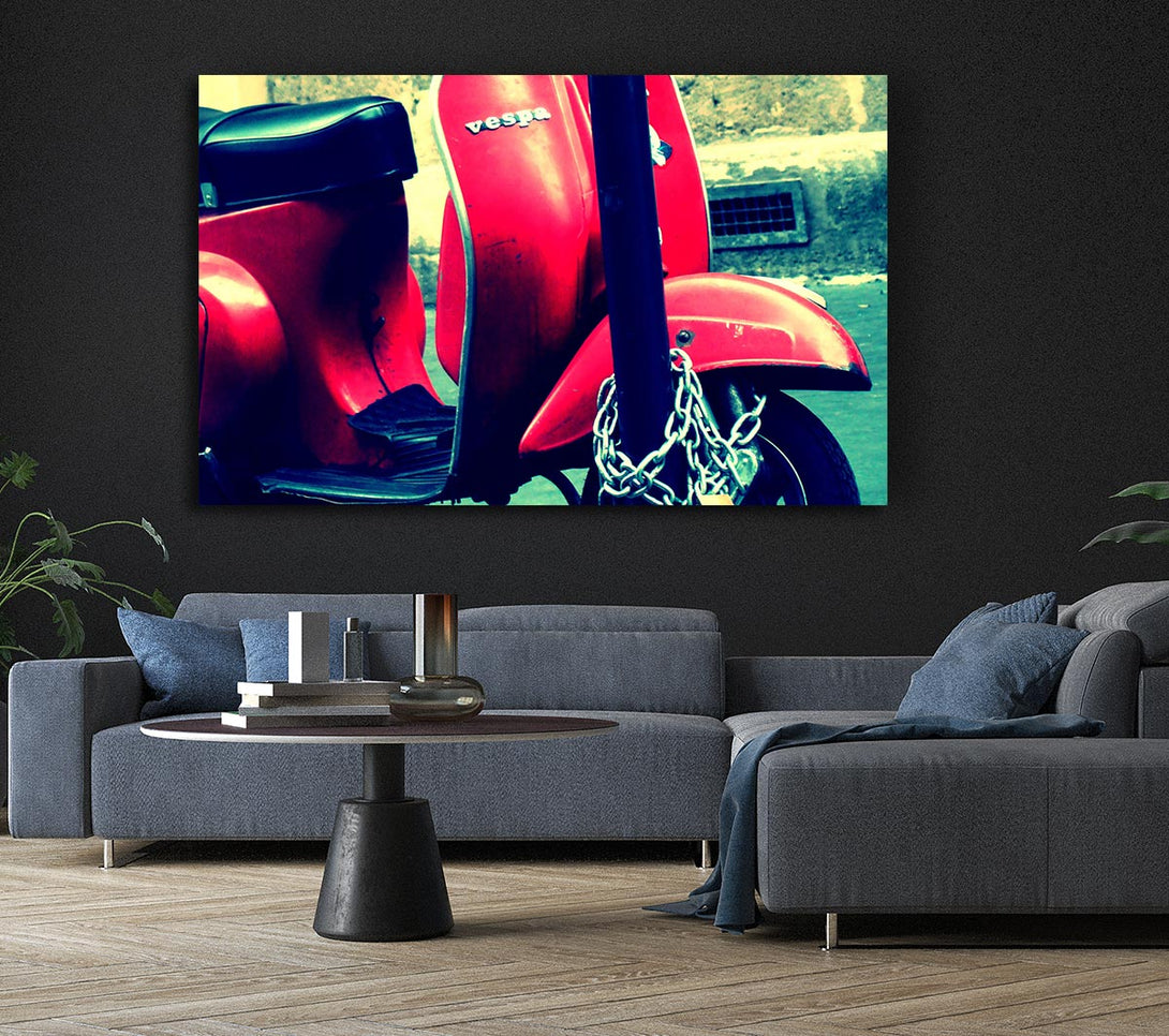  A Canvas Print of Vespa Canvas Art