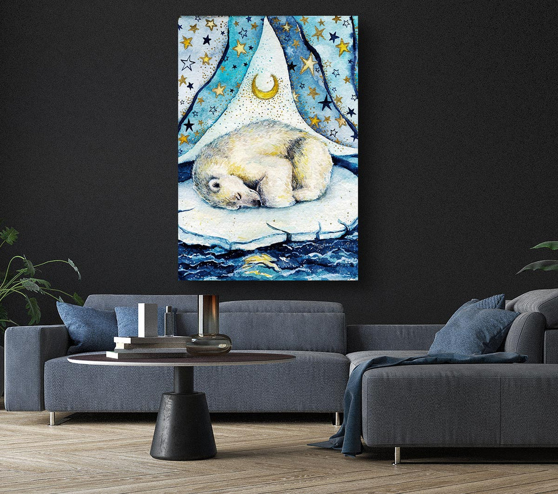  A Canvas Print of Polar Bear Dream Canvas Wall Art