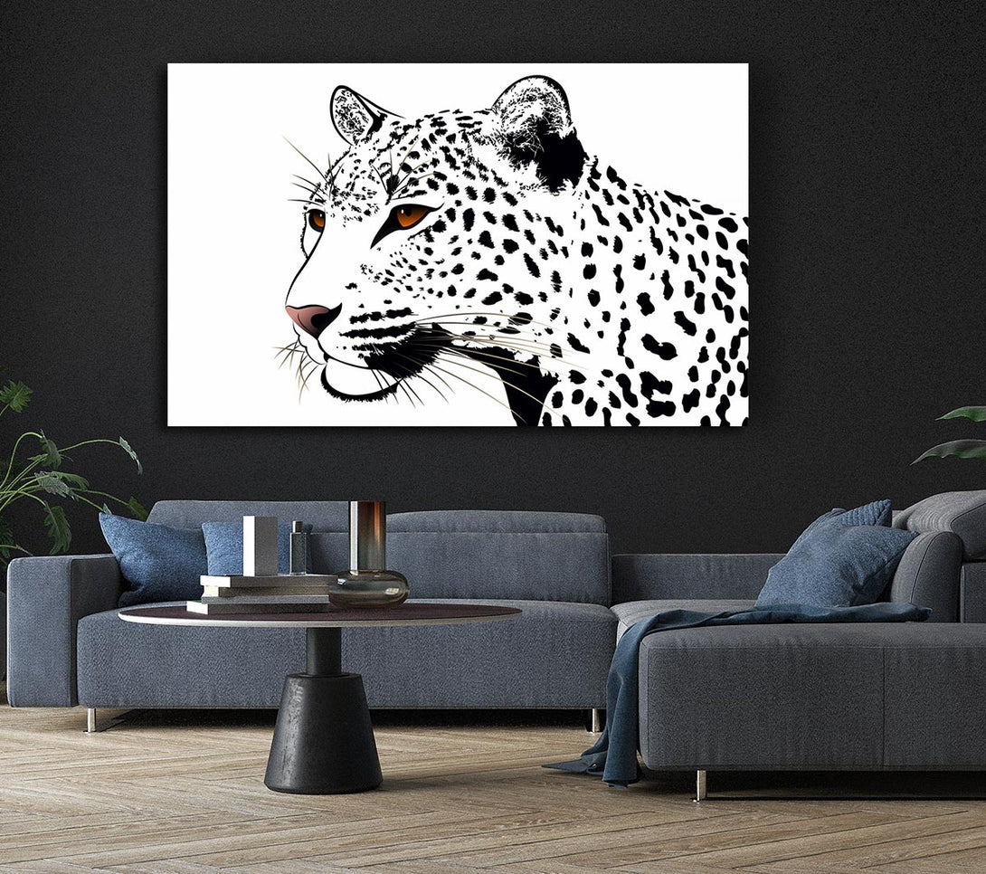  A Canvas Print of Leopard Eyes Canvas Print