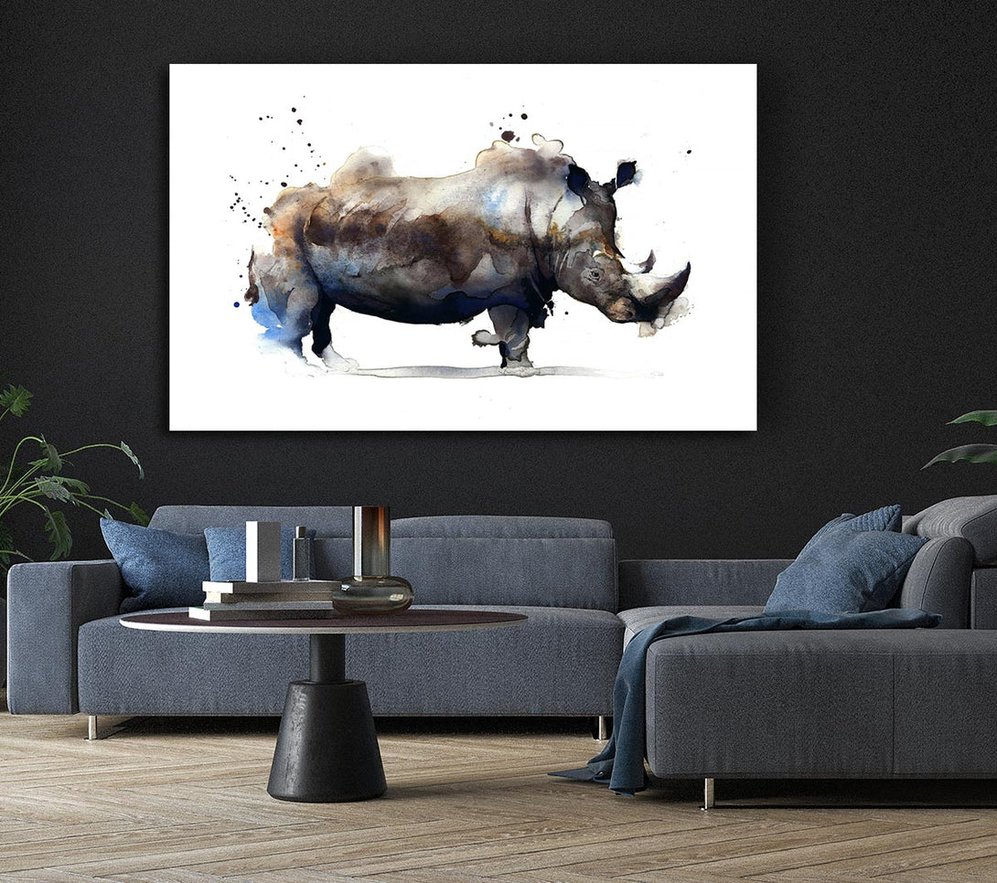  A Canvas Print of Rhino Charge Canvas Wall Art