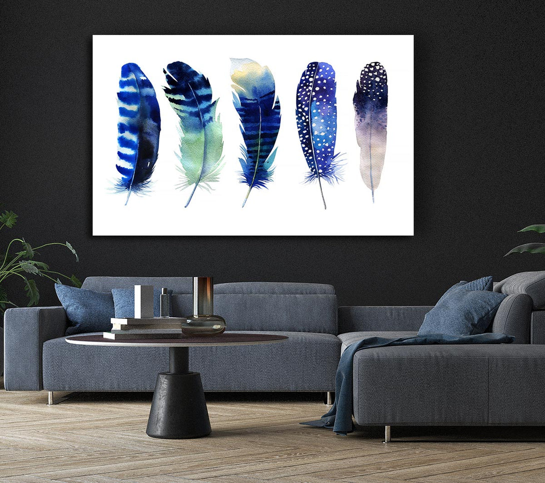  A Canvas Print of Night Feathers Canvas Print